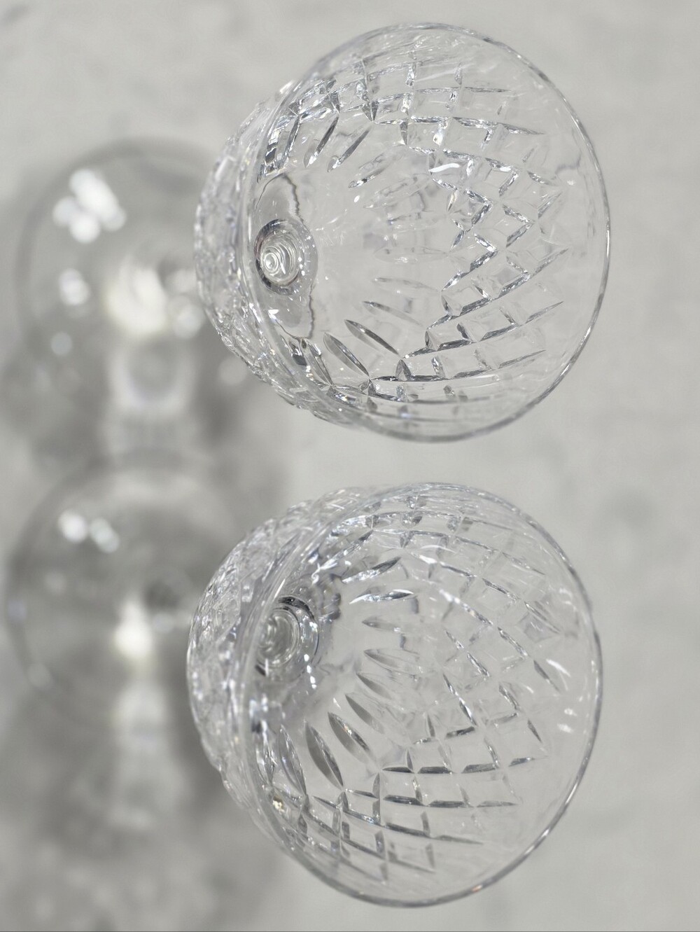 Set of 2 Vintage Waterford Crystal Lismore Cordial Glasses